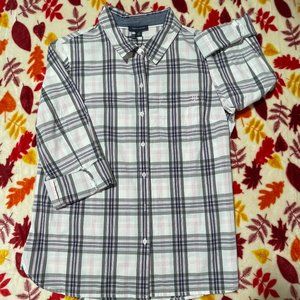 Tommy Hilfiger Button Up Heritage Long Sleeve Shirt Size L